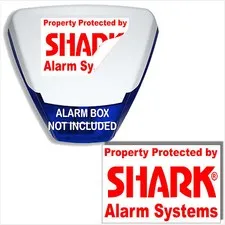 1 x Burglar Alarm Bell Box Stickers Home Business External Security Safety Sign