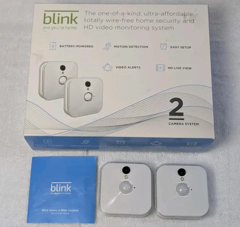 *UNTESTED* Blink Motion Detection Indoor Home Security Camera System ~ READ