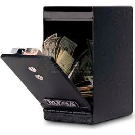 Mesa Safe B-Rate Undercounter Safe Cabinet MUC1K Dual Key Lock 6""W x 8-3/4""D x
