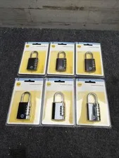 Lot of 6 Yale 4 Number Combination Lock, Locker, Gate, Outdoor