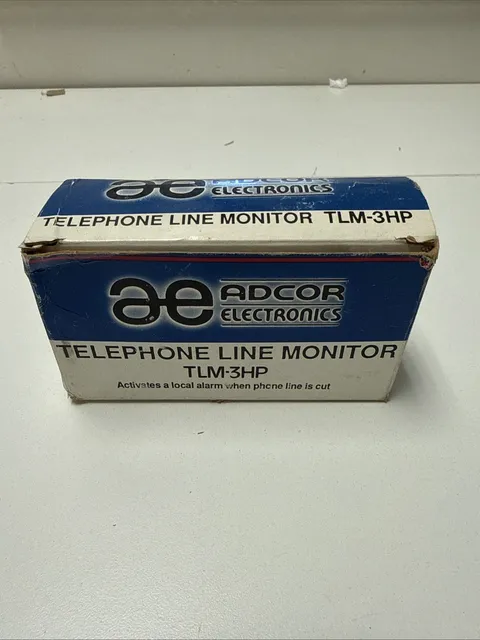 Adcor Telephone Line Monitor TLM-3HP Activate alarm when cut 40pcs available
