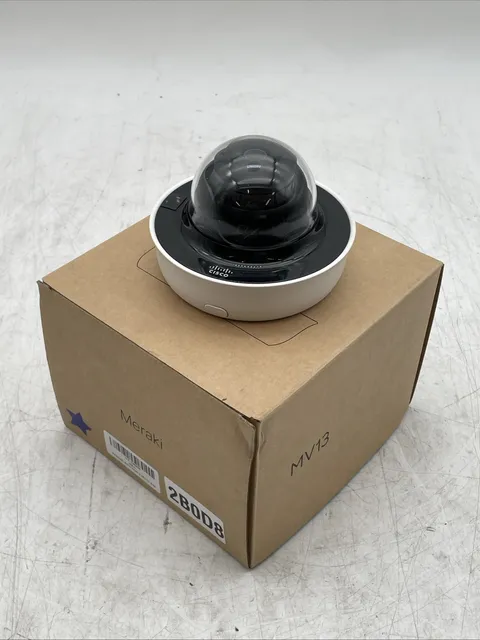 Cisco Meraki MV13-HW Indoor Mini Dome Security Camera UNCLAIMED
