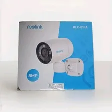 Reolink RLC 81PA Wired IP/Network Bullet Security Camera White w/ Mount 1 Camera