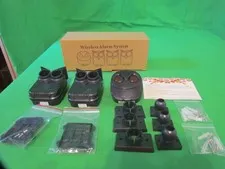 HTZSAFE Owl Home Security Wireless Driveway Alarm 1 Receiver with 2 Sensors New