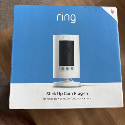 RING Stick Up Cam Plug-In, 1080p HD, Indoor / Outdoor - New & Sealed