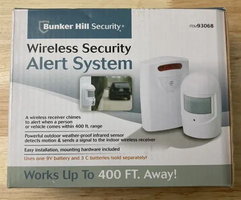 Bunker Hill Security Wireless Alert System Model 93068 (New in Box)