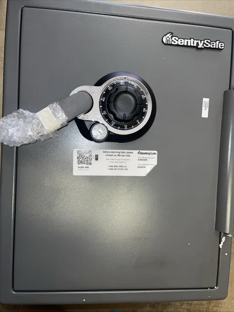 Sentry Safe Sfw205dpb 2.05 Cu Ft Fire Rated Security Safe, 124.8 Lbs, 1 Hr.