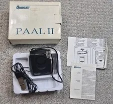 Vintage Quorum Paal II Personal Security Alarm Flashlight Black Box Set