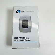 2gig PANIC1 Panic Button Remote ETL Listed White 2GIG-PANIC1-345