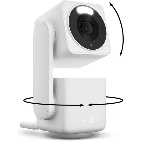 Wyze Smart Security Camera Cam Pan v4 4K, Indoor/Outdoor AI Camera with Color