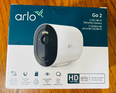 Arlo Go 2 LTE Wi-Fi Security Camera VML2030-100NAS HD Rechargeable New Sealed