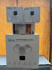 Blink Mini Outdoor 4 Wired Floodlight Camera HD Motion Detection System