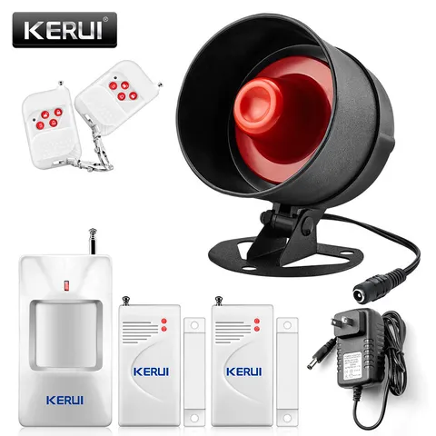 Wireless Anti-Intruder Alarm Kit Expandable Sensors For House & Store Use