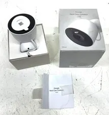 Google Nest Outdoor Smart Security Camera (Wired, 2nd Gen) - Snow GA09963-US