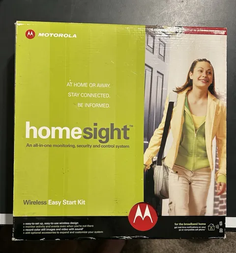 Motorola Home Sight Wireless Easy Start Kit HMEZ2000 All-In-One Security System