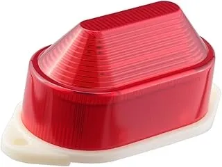 Industrial Round Beeper Warning Light D-5061-J Red AC 110V-120V 75dB Flashing El