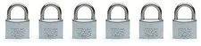 6 pcs.IFAM 50mm KEYED ALIKE MARINE PADLOCK. SALT SPRAY TESTED.