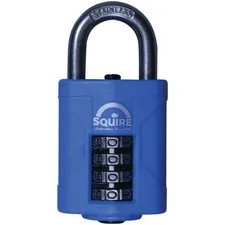 Squire CP40SBX CP40S Heavy Duty Stainless Marine Combi Lock 38mm Box