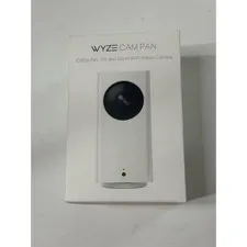 Wyze Cam Pan 1080p WiFi Indoor Smart Home Camera White WYZECP1 Pan Tilt Zoom