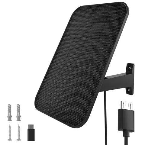 3.2W Solar Panel for Security Camera Compatible with Arlo Pro/Pro 2, Waterpro...