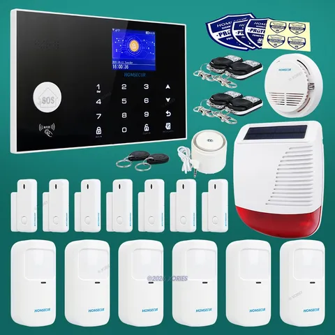 WiFi Touch Screen Wireless Home security Burglar House Alarm System Pet Friendly