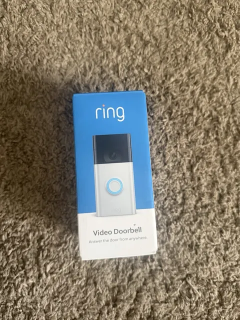 Ring Video Doorbell 2nd Generation Wi-Fi 1080p HD Camera Motion Detection - New