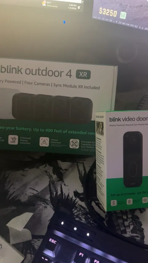 NEW Blink 4th Gen XR 4 Cameras, Sync Module, And Doorbell