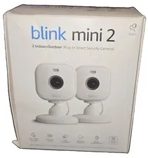 Blink Mini 2 1080p Security Camera - 2pk - White