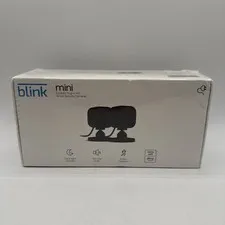 2 Pack Blink Mini 1080p WiFi Security Camera with Motion Detection, Night Vision