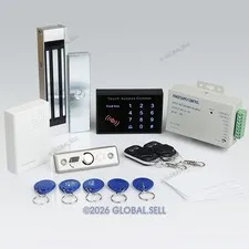 Remote Controlled RFID Door Lock Access Control System With 180kg Magnetic Lock