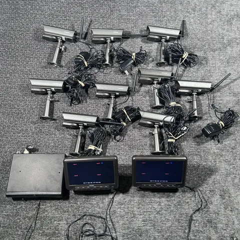 Defender PHOENIX Security System 2 Monitor (M2M) & 9 Cameras (M2C)