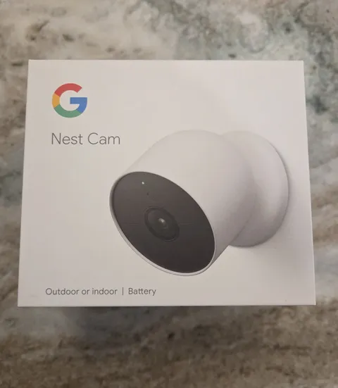 Google Nest Cam Outdoor or Indoor, Battery - 2nd Generation - 1 Pack [GA01317]