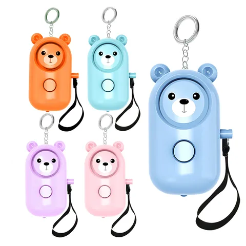 Personal Alarm for Self Defense Keychain Alert Device 130Db Siren Ring Led Light