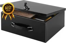 Fire Resistant Safe Box with Key Lock Home Office Security Document Storage 13.2