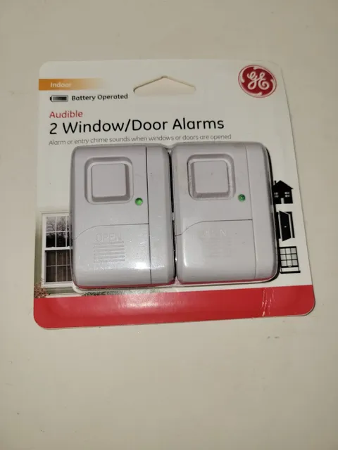 GE - 2 Indoor Window Door Alarm Sensor Model # 36019 NEW