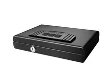 Fortress Medium Portable Safe with Electronic Lock, Black (11E20)