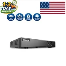 3K Security DVR Recorder with AI Vehicle Detection & Remote Access - 8CH Hybrid