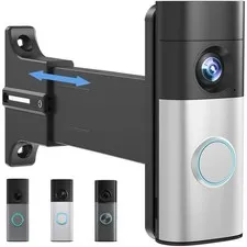 Adjustable 2" to 4.7" Doorbell Extender Mount for Ring Newest 2026 Battery Do...