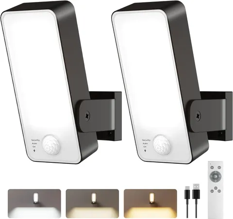 Motion Security Light 2 Pack 10000mAh 3 Modes