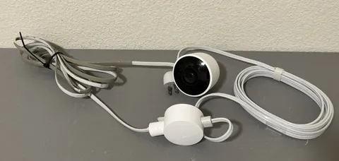 **No Mount* Nest Cam Outdoor HD Security Camera 1st Gen A0033 with Power Adapter