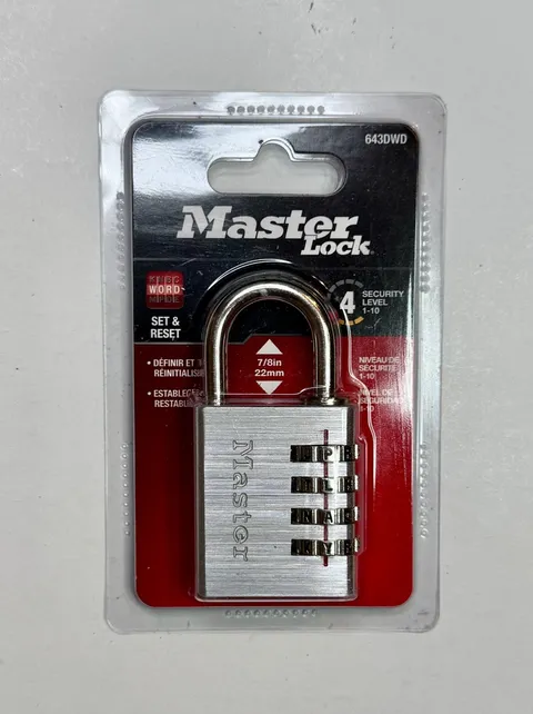 Master Lock 643D Combination Padlock - Brand New