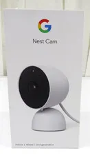 Google Nest Cam Indoor Wired 2nd Generation White GA01998-US