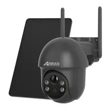ANRAN Wireless Outdoor Security Camera Solar 3MP Wifi 360° PTZ Noght Vision PIR