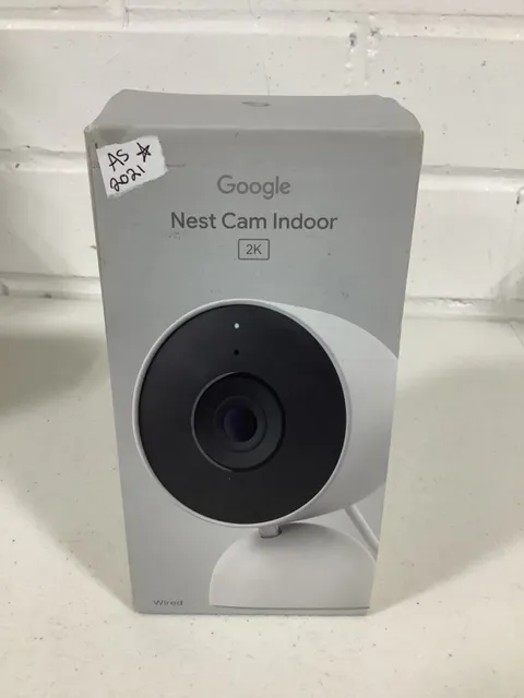 Google - Nest Cam Indoor (wired, 3rd gen)  2K Video and Gemini