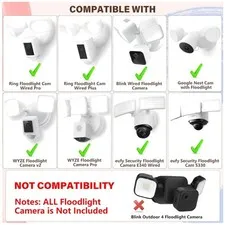 Power Cable and Plug-in Mount for Floodlight Cams