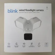 NIB Blink Wired Floodlight Camera 2600 Lumen LED, Two Way Audio, Security Siren