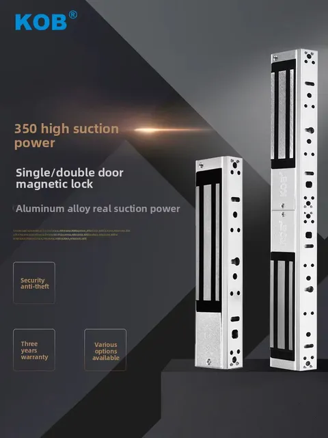 access lock 350/500kg electromagnetic lock single door feedback waterproof elect