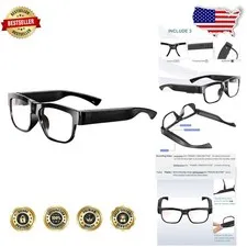 Wearable Camera Glasses 1080P HD 32GB Memory Lightweight Outdoor Sport