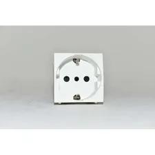 ABB Milos 2CSE1109EL Socket 2P+T 10/16 Amp Italian/Schuko 2 Modules P30/P17 Biv
