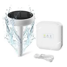 Briidea Solar Wave Pool Alarm, Adjustable Sensitivity, Indoor and Outdoor Dual